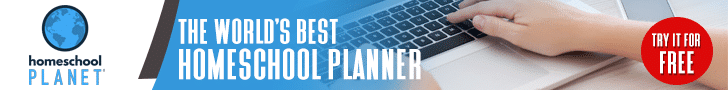 Homeschool Planet World's best planner button