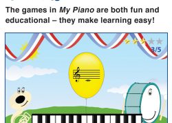 Games in My Piano make learning easy