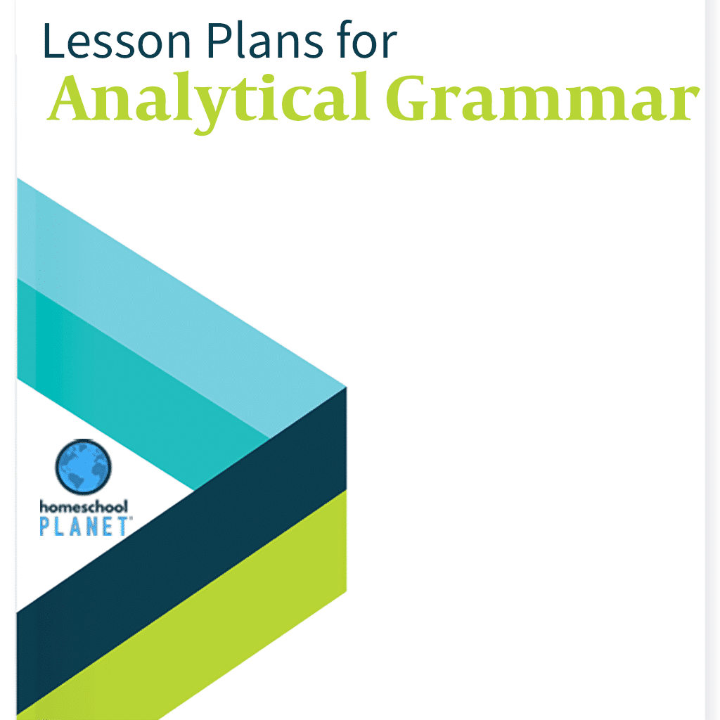 Analytical Grammar lesson plan button for homeschool planet