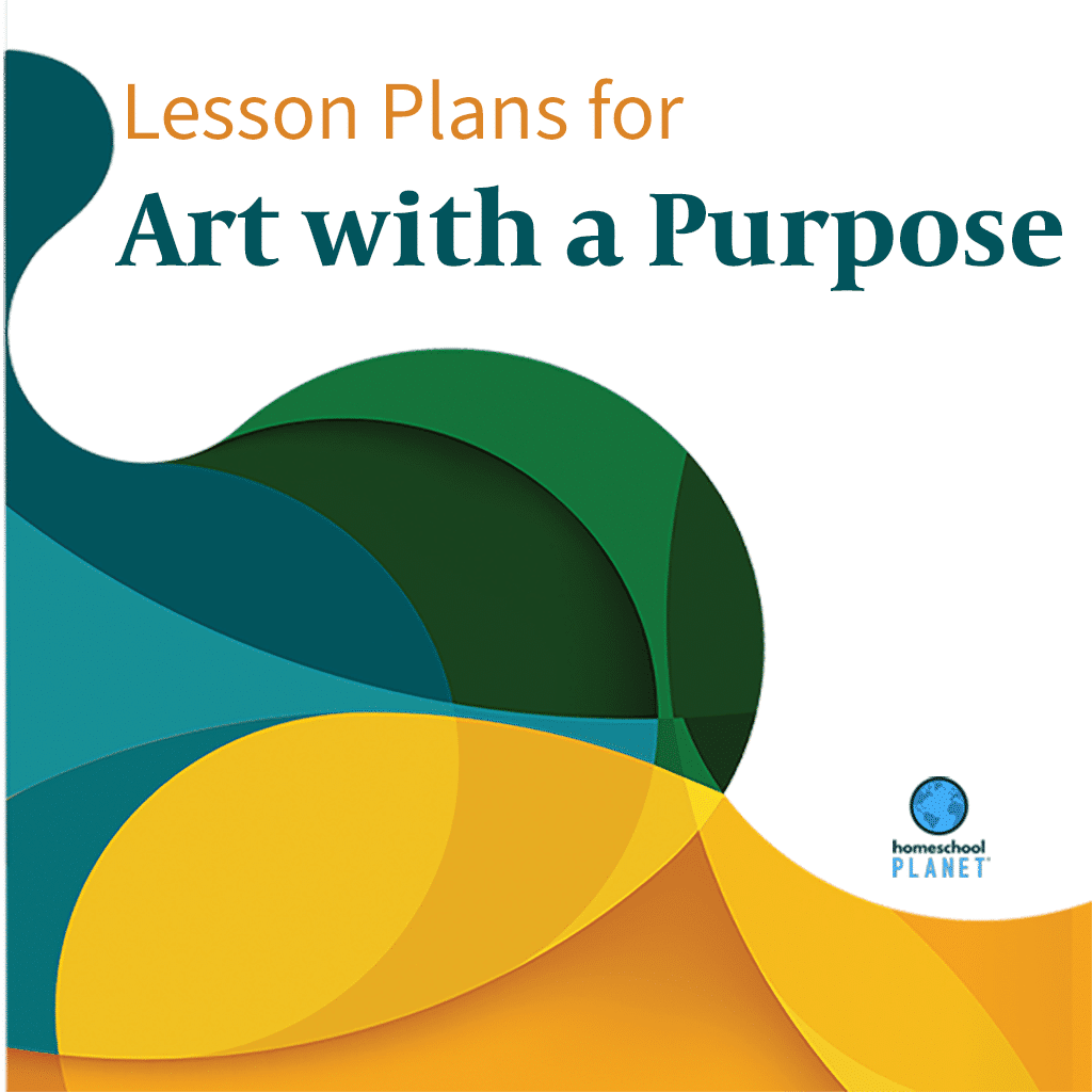 Homeschool Planet Art with a Purpose lesson plan button