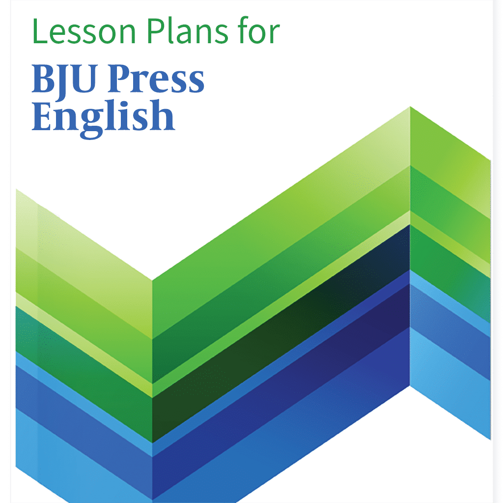 BJU Press English lesson plan button for Homeschool Planet