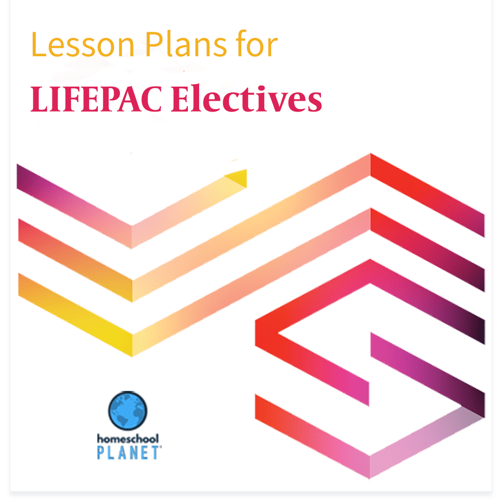 LIFEPAC Electives lesson plan button for homeschool planet