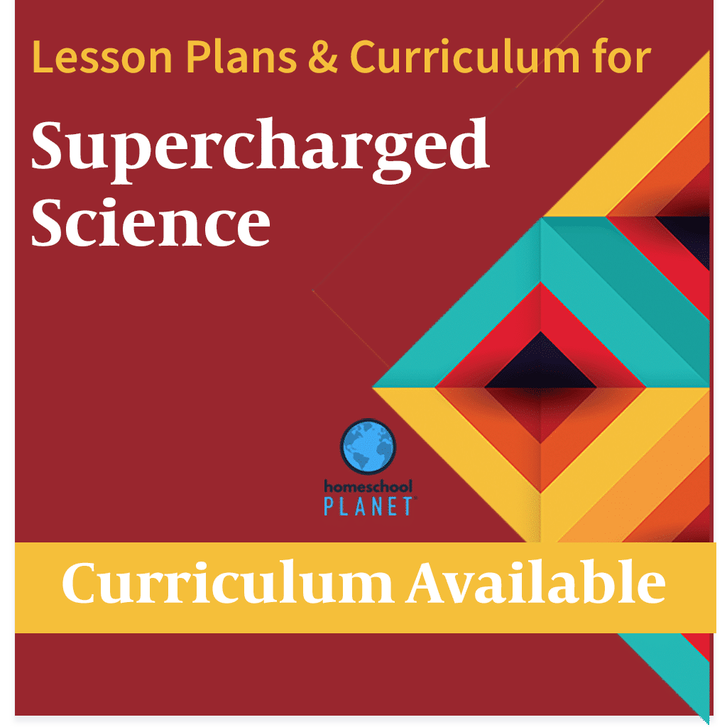 Homeschool Planet Supercharged Science lesson plans and curriculum button
