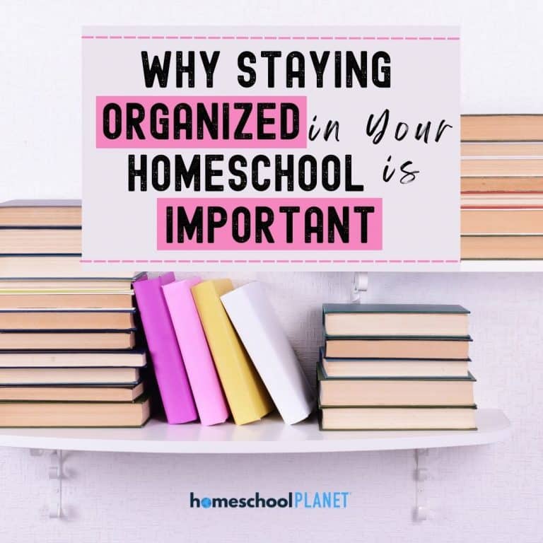 Why Staying Organized in Your Homeschool is Important