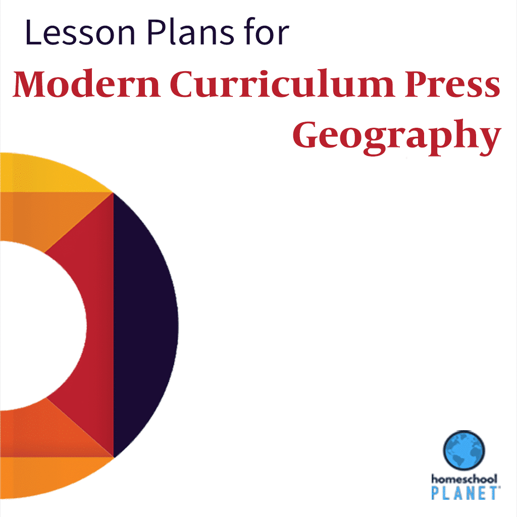 Modern Curriculum Press Geography lesson plan button for homeschool planet
