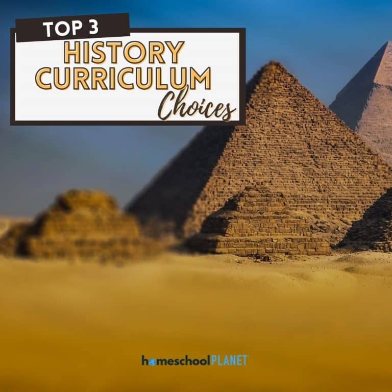 Top 3 History Curriculum Choices