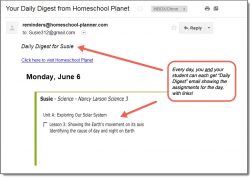 Homeschool Planet Nancy Larson Daily Digest button