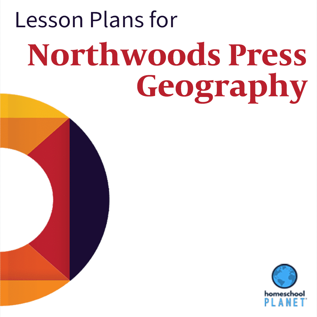 Homeschool Planet Northwoods Press Geography lesson plans button