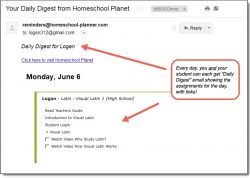 Homeschool Planet Visual Latin Daily Digest button