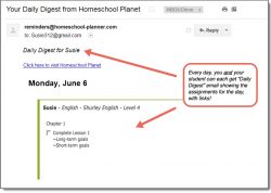 Homeschool Planet Shurley English Daily Digest button