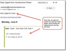 Homeschool Planet GUM Daily Digest button