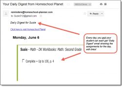Homeschool Planet DK Math Daily Digest button