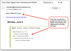 Homeschool Planet Climate Change Daily Digest button