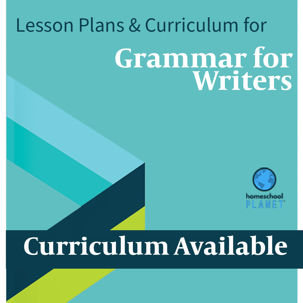 Homeschool Planet Grammar for Writers lesson plans and curriculum button