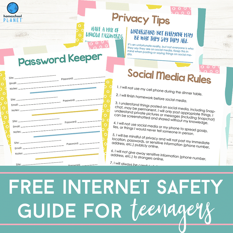 Social Media Rules and Internet Safety Guide for Teenagers