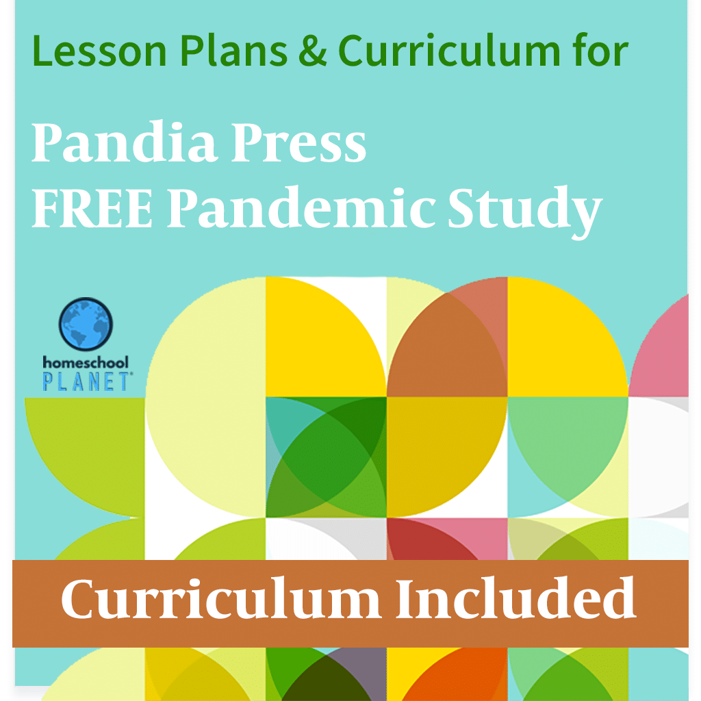 Homeschool Planet Pandia Press FREE Pandemic Unit Study lesson plan button