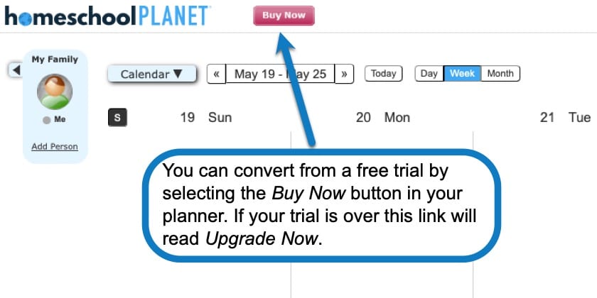 How to subscribe to Homeschool Planet screenshot 1