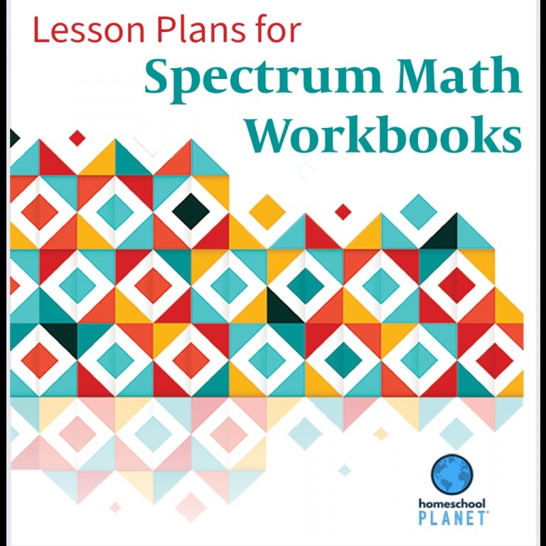 Spectrum Math lesson plans for Homeschool Planet cover image