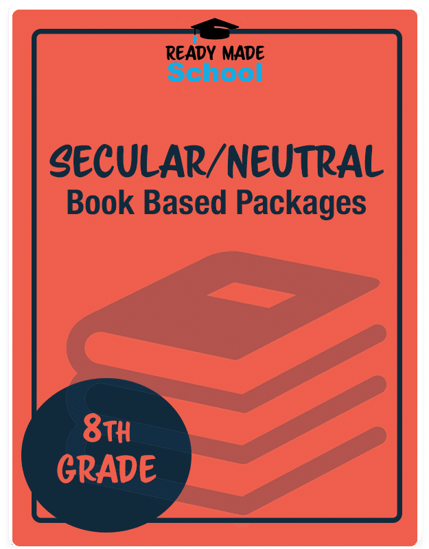 Secular book based packages 8th grade