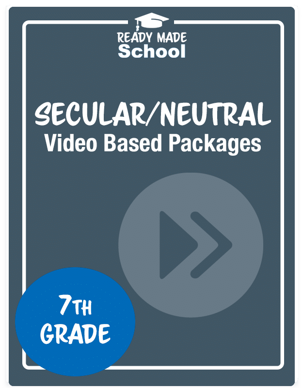 secular video based packages 7th grade