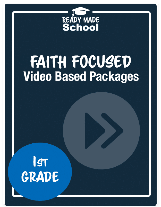 Faith Focused video based packages 1st grade