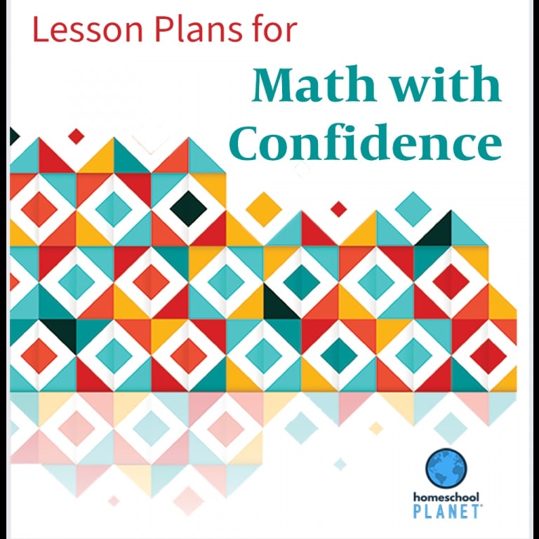Math with Confidence lesson plans for Homeschool Planet cover image