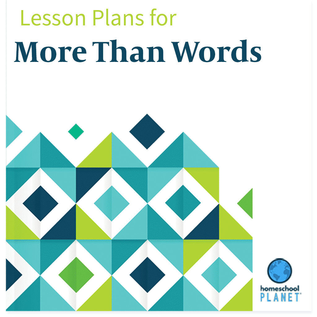 Homeschool Planet More Than Words lesson plans button