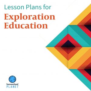 Homeschool Planet Exploration Education lesson plan button