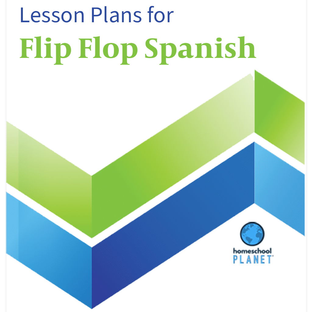 Flip Flop Spanish lesson plans for Homeschool Planet cover image