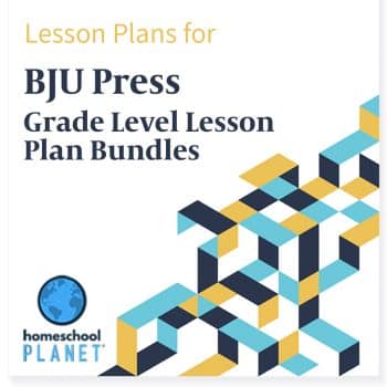 Lesson Plans For BJU Press All-in-One - Homeschool Planet